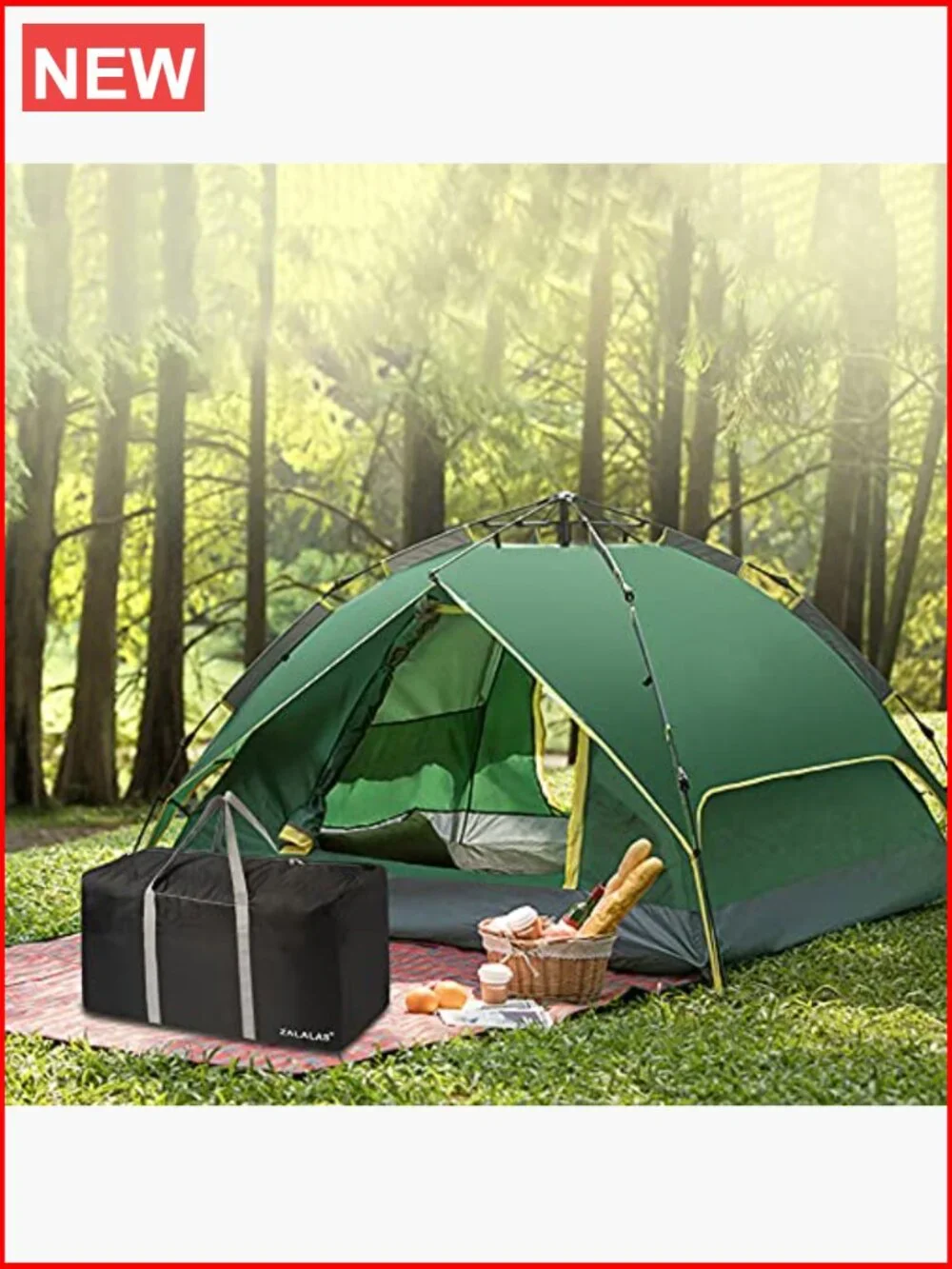 96L Extra Large Lightweight Waterproof Travel Duffle Bag, Nylon